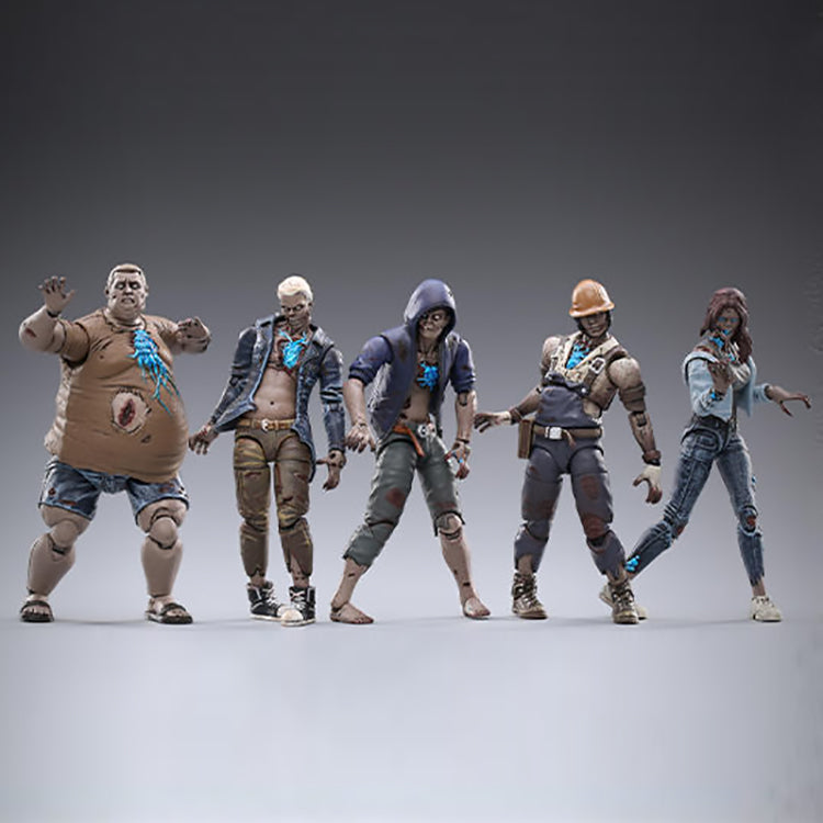 JoyToy 1/18 Action Figures  LifeAfter Zombies Infected Persons FM 1411 Zombies-5PCS Official Joytoy Online Merch