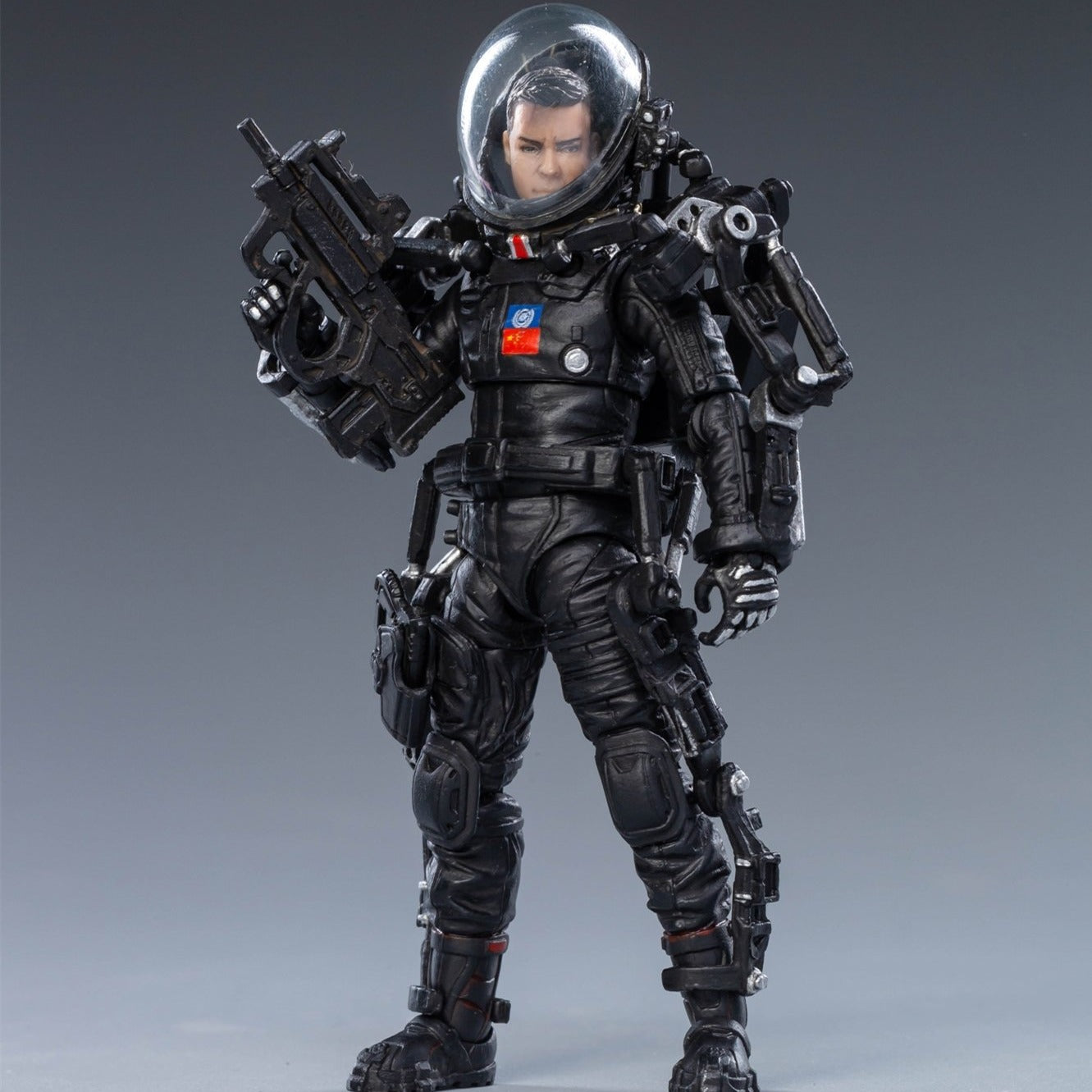 JoyToy 1/18 Action Figures 4-Inch The Wandering Earth United Earth Government China Rescue Team Team Leader FM 1411 Default Title Official Joytoy Online Merch