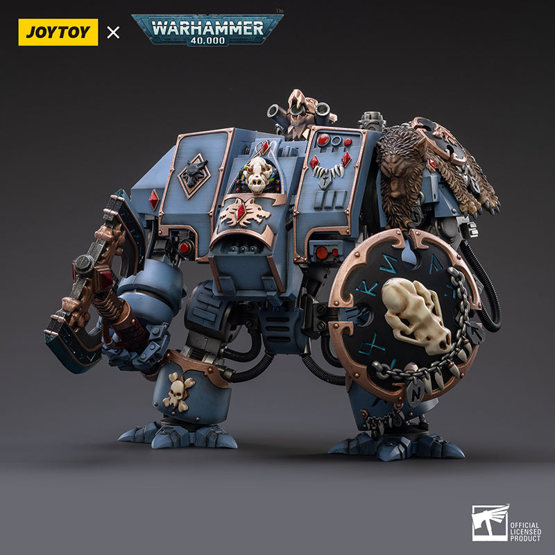 JoyToy 1/18 Warhammer 40K Space Wolves Venerable Dreadnought Brother Hvor FM 1411 Default Title Official Joytoy Online Merch