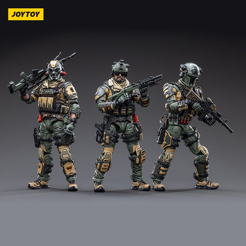 JoyToy 1/18 Action Figures 4-Inches Spartan Squad FM 1411 Spartan Squad Soldier Trio Official Joytoy Online Merch