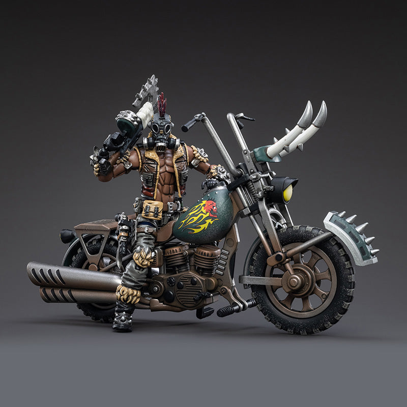 JoyToy 1/18 Action Figures and Motorcycle The Cult of San Reja - Logan and Hell Walker H20 FM 1411 Motorcycle and Figure Official Joytoy Online Merch