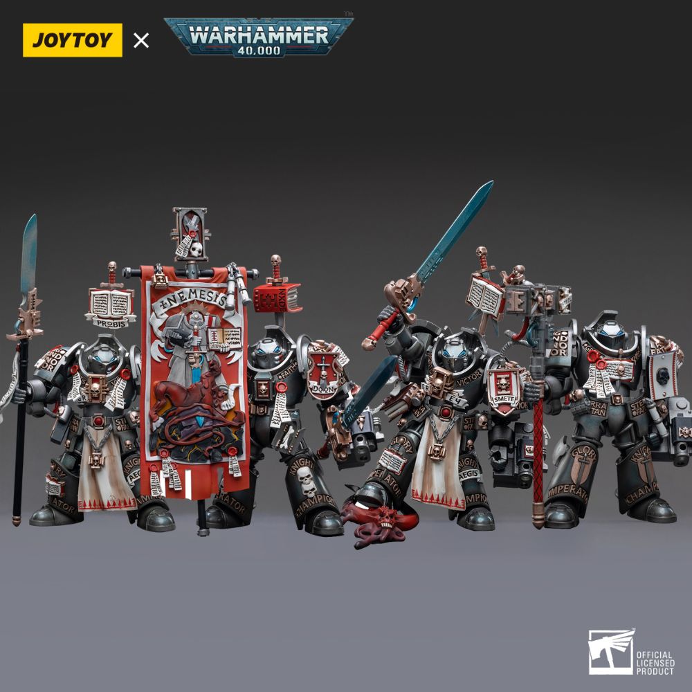 [Pre-order]JoyToy 1/18 Warhammer 40K Grey Knights Terminators FM 1411 Grey Knights Terminators(Set of 4 figures) Official Joytoy Online Merch